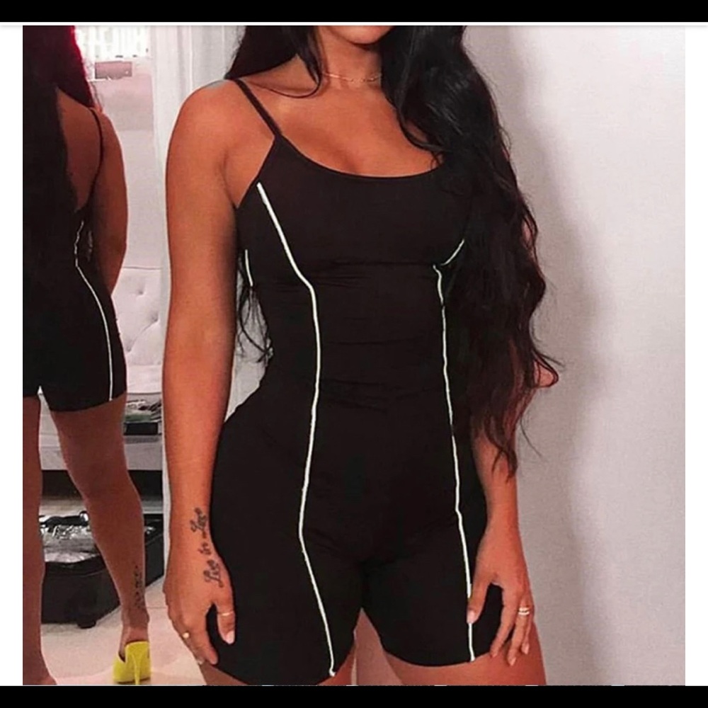 Reflective One piece Bodycon Women’s Sports Wear